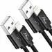 Wayona Nylon Braided USB to Lightning Fast Charging and Data Sync Cable Compatible for iPhone 13, 12,11, X, 8, 7, 6, 5, iPad Air, Pro, Mini (6 FT Pack of 2, Black)