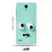 Tweakymod Printed Funny FAce Emoji Back Cover For Redmi Note Prime