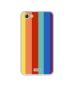 Casotec Rainbow Colors Design Printed Silicon Soft TPU Back Case Cover for Lyf Water 11