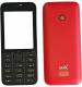 Imbi Red Plastic Back Panel For Nokia 208 Dual Sim