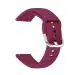 LIDDU Silicone Smart Watch Strap for Boat Storm (Wine Red) - 19 mm