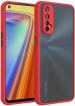 KrKis Realme 7, Realme Narzo 20 Pro Red Plastic, Rubber Camera Bump Protector Back Cover