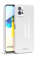 U&E White New Mobile cover Polycarbonate Back Case Cover For Vivo T1 5G