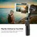 Eyuvaa 3- Axis Handheld Gimbal PTZ camera mount for all smartphone with Face and object tracking motion, various time lapse feature