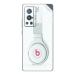 GADGETSWRAP Printed Vinyl Skin Sticker for Vivo X70 Pro - White Headphones