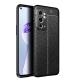 Golden Sands for OnePlus 9RT Back Cover Leather Texture Series Shockproof Armor Rugged TPU Case Compatible with OnePlus 9RT 5G Mobile, Astral Black