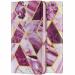 ClickCase Marble Series Faux Leather Back Case Card Holder Wallet with Magnetic Closure Flip Cover For Samsung Galaxy S23 FE 5G (Wine Purple)