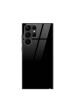 My Pc Wala Premium Black Glass Galaxy S22 Ultra Back Cover for Mobile
