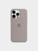 TREEMODA Silicone Triple Layer Protection iPhone 13 Pro Back Case. (Light Grey)