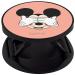 EggShell Tabletop Finger Grip Back Holder (Sockets) Premium Glossy Finish Effect with Black Expanding Stand and Fold Compatible All Basic Cell Phone & Tablets (Mickey Mouse)