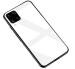 MONKISH Samsung Galaxy F62 White Toughened Glass Back with TPU Bumper Case Cover|Mobile Cover|Mobile case|Flip cover