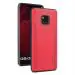 Memumi Huawei Mate 20 Pro Premium Series Ultra-Slim Leather Back Cover Case (Red)