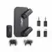 Digitek DWM-106 2-in-1 Wireless Microphone System with Type C & Lightning Connector and 1000mAh Battery Charging case to Charge Receiver & Transmitter for DSLR Camera, Android & iOS Smartphones