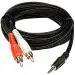 Hybite Stereo 2 Rca 1.5 Meter Cable 3.5 Mm