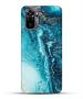 Bhaicover Xiaomi Redmi Note 10 Pro Max Blue Polycarbonate Light Weight and Slim Abstract Marble Mobile Phone Back Cover Case