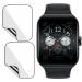 Toppings Watch Screen Protector Anti-Bubble and Anti-Fingerprint PET Film 0.12mm Thickness Screen Guard for Apple Watch Series 3 GPS 38mm Pack of 2