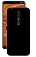 Shagya Nokia 3.1 Plus Black Silicon Back Cover Case