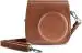 IJJA Vintage PU Leather Fuji Mini case for Fujifilm Instax Mini 8 Case Bag -Brown Camera Bag (Brown)