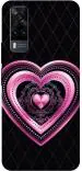 GOLDALPHA Black, Pink Plastic Back Cover For Vivo Y51A