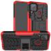Accessories Kart Google Pixel 4A Red Plastic, Polycarbonate Shockproof Kickstand Back Case Cover