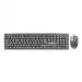 FRONTECH Wired Keyboard and Mouse Combo | Membrane Keys with Retractable Stands