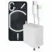 MMAK 45 Watt Rapid Type C PD Fast Adapter Wall Charger with Cable Compatible for Nothing Phone 1
