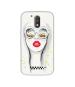 Casotec Girl Design Printed Silicon Soft TPU Back Case Cover for Motorola Moto G4 Plus