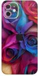 instyler Apple iPhone 12 Vinyl Flower Printed Mobile Skin Sticker