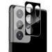 Spare Mart Premium HD+ Tempered Glass Camera Lens Protector for Samsung Galaxy S21 Ultra Anti-Scratch Camera Protective 9H Hardness Scratches Resistant Glass Lens [Pack of 1] Black