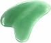 Jade Gua Sha Face Massager; Made With 100% Authentic Green Stone Tool To Relax Muscles, Tone Face, Reduce Fine Lines; Pack of 1