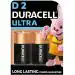 Duracell Ultra Alkaline D Batteries, pack of 2