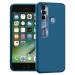 RJR Tecno Spark 7 Pro Back Case Cover |Hybrid Shock Proof | Matte Finish | Liquid Silicon | Flexible | Soft Back Case for Tecno Spark 7 Pro-Blue