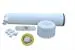Bioway Double O Ring RO Membrane Housing for Any 75/80/100/150 GPD RO Membrane with 1/4 Elbow + Taplon Tap and FR450 Solid Filter Cartridge