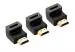 MVTECH 90 Degree Right Angle HDMI Adapter Male to Female, 90 Degree HDMI Bend, L-Shaped HDMI Jointer Pack of 3