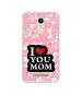 Casotec I Love Mom Design Printed Silicon Soft TPU Back Case Cover for Mi Redmi Note 3