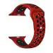 RUPELIK (Nike Button 38mm Strap Red(Dot Black) Soft Silicone iWatch Strap Series 7,6,5,4,3,2,1/SE Compatible For Strap 38mm/41mm/40mm Smart Watch Strap Red(Dot Black)