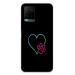 MobiEra Vivo Y21 Multicolor Neon Paw Design Plastic Hard Case Cover
