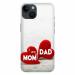 Voleano back cover for Apple I Phone 14 5G, Mom, dad, love, mom, dad, heart, beat, back, cover