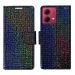 A D Enterprises Glitter Flip Cover for Moto G84 5G | Magnetic Case | Shock Absorbent | Flip Cover Moto G84 5G