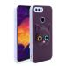 Sonty Oppo A12 Purple Faux Leather Shock Proof Mobile Back Cover