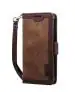 T R O U N C E Professional Brown Leather Wallet Flip Cover Case For Apple iPhone 13 Pro Max