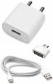 Badger Wall Charger Accessory Combo for HTC Desire 628 (White)
