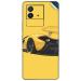 GADGETSWRAP Printed Vinyl Skin Sticker for Vivo iQoo Neo 6 (5G) - Yellow Car