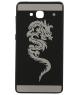 EXCLESIOR Xiaomi Redmi 2, Xiaomi Redmi 2 Prime Black Dragon Design, Shockproof, Plastic Back Cover