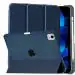 ProElite Cover for Apple iPad Air 5th/4th Gen 10.9 inch Case Cover, Smart Flip Case Cover for Apple iPad Air 5th/4th Generation 10.9 inch Translucent Back with Pencil Holder, Dark Blue