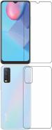 Gs Smart Front And Back Tempered Glass For Vivo Y12S, V2033 V2069, Y12S (Pack Of 2)