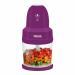 INALSA Joy Plus, 300W, 500ml, Electric Vegetable Chopper|Copper Motor|Chop,Mince,Puree,Whisk|Double Layer SS Blade, Purple