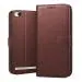 SROCK Xiaomi Redmi 3s, 3s Prime Flip Cover | Kick Stand | Shockproof | Dual Layer | Card Slot |Flip Flap Wallet Mobile Flip Case Cover for Xiaomi Redmi 3s, 3s Prime-Brown