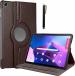 ProElite Cover for Lenovo Tab M10 FHD Plus 3rd Gen 10.6 inch Case Cover, 360 Rotatable Smart Flip Case cover for Lenovo Tab M10 FHD Plus 3rd Gen 10.6 inch tablet with Stylus Pen, Brown