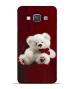 Bhaicover Samsung Galaxy A5 2015 Poly Carbonate 3D Printed Beautiful Teddy White Mobile Phone Back Cover Case